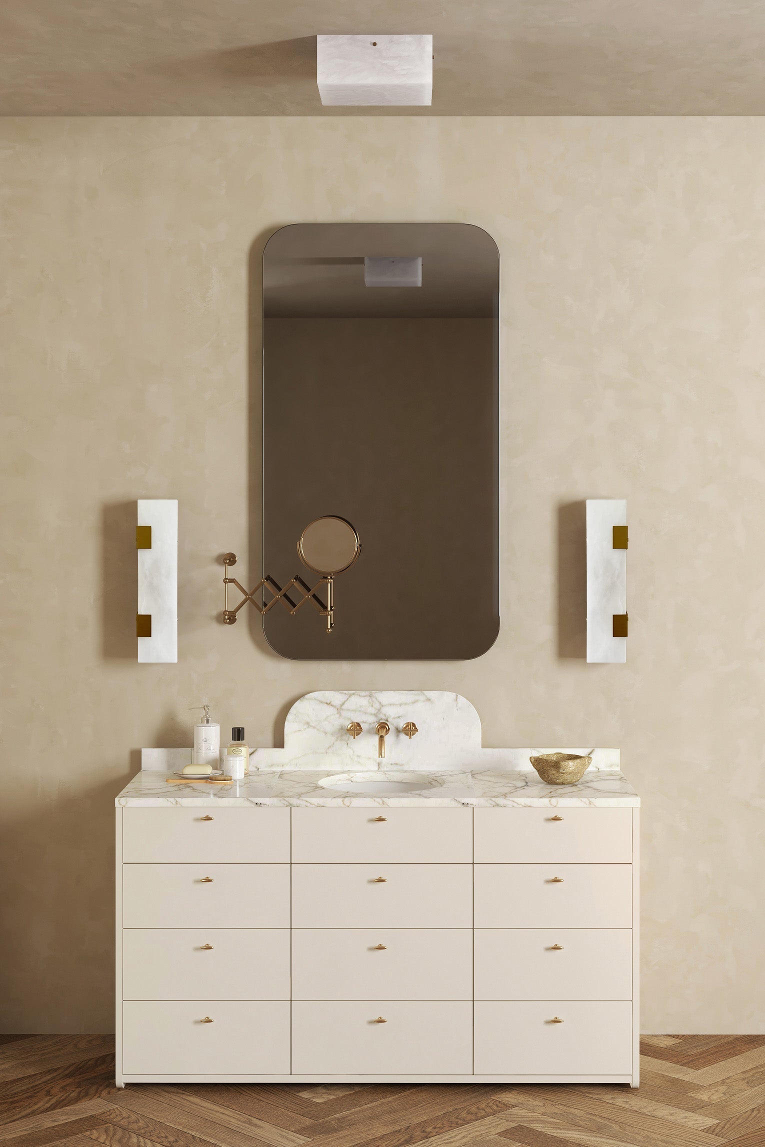 Ponti Alabaster Sconce 2C BB