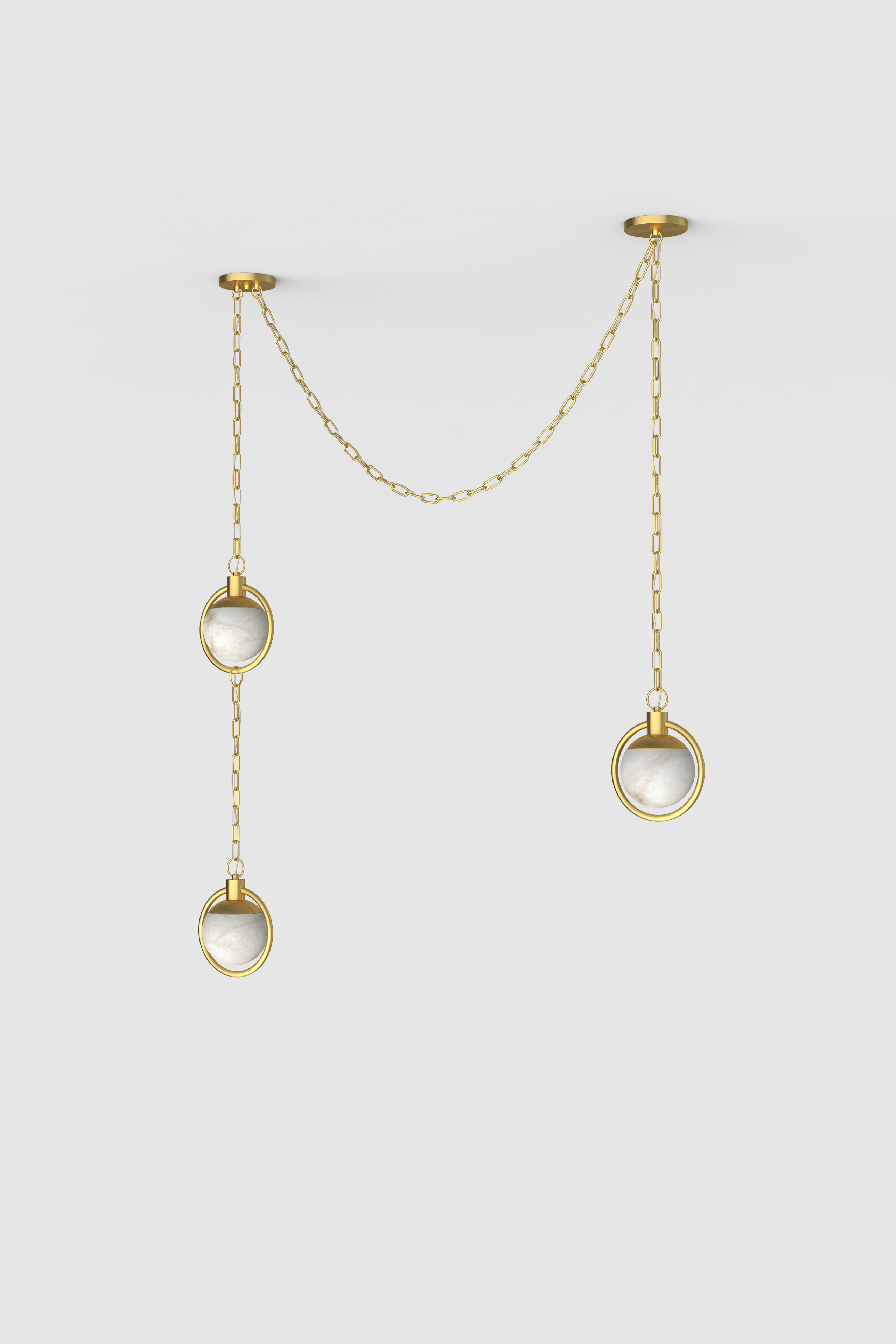 Trento Alabaster Chandelier 2 BB
