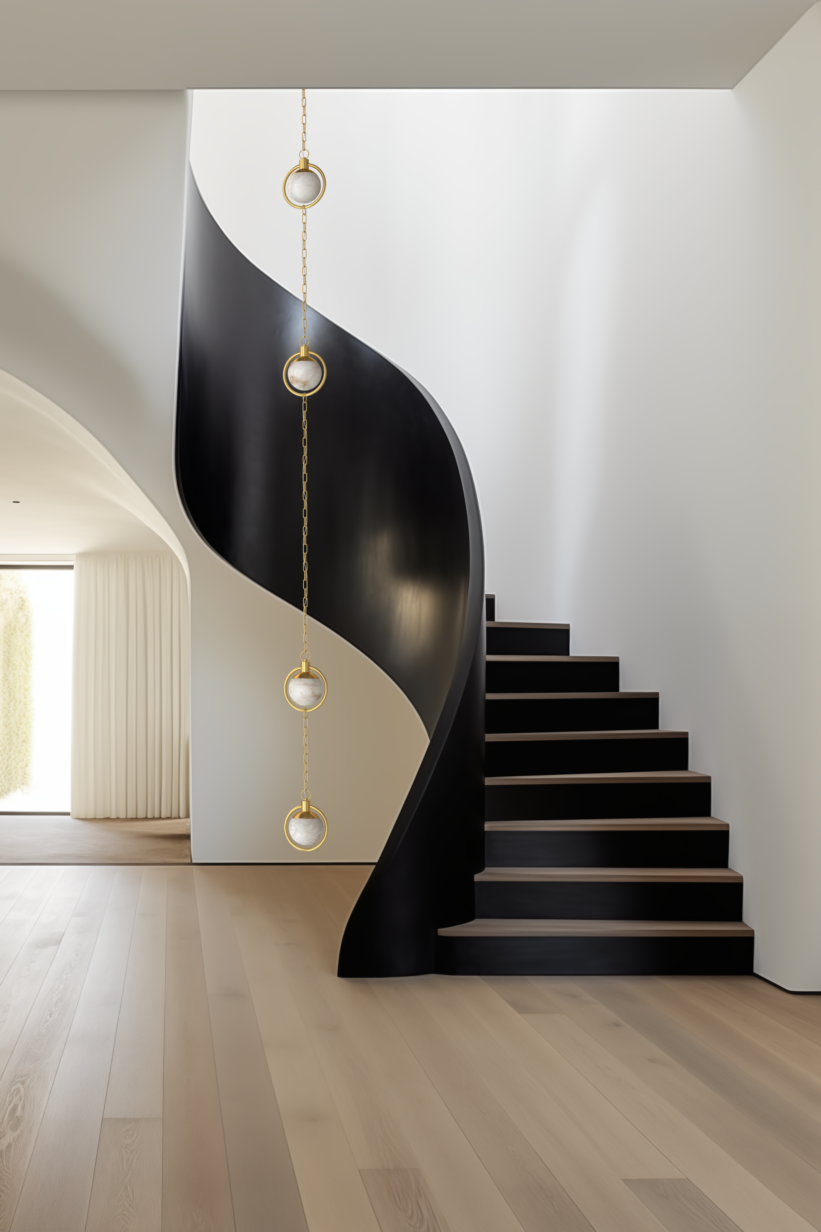 Trento Alabaster Pendant 3 BB
