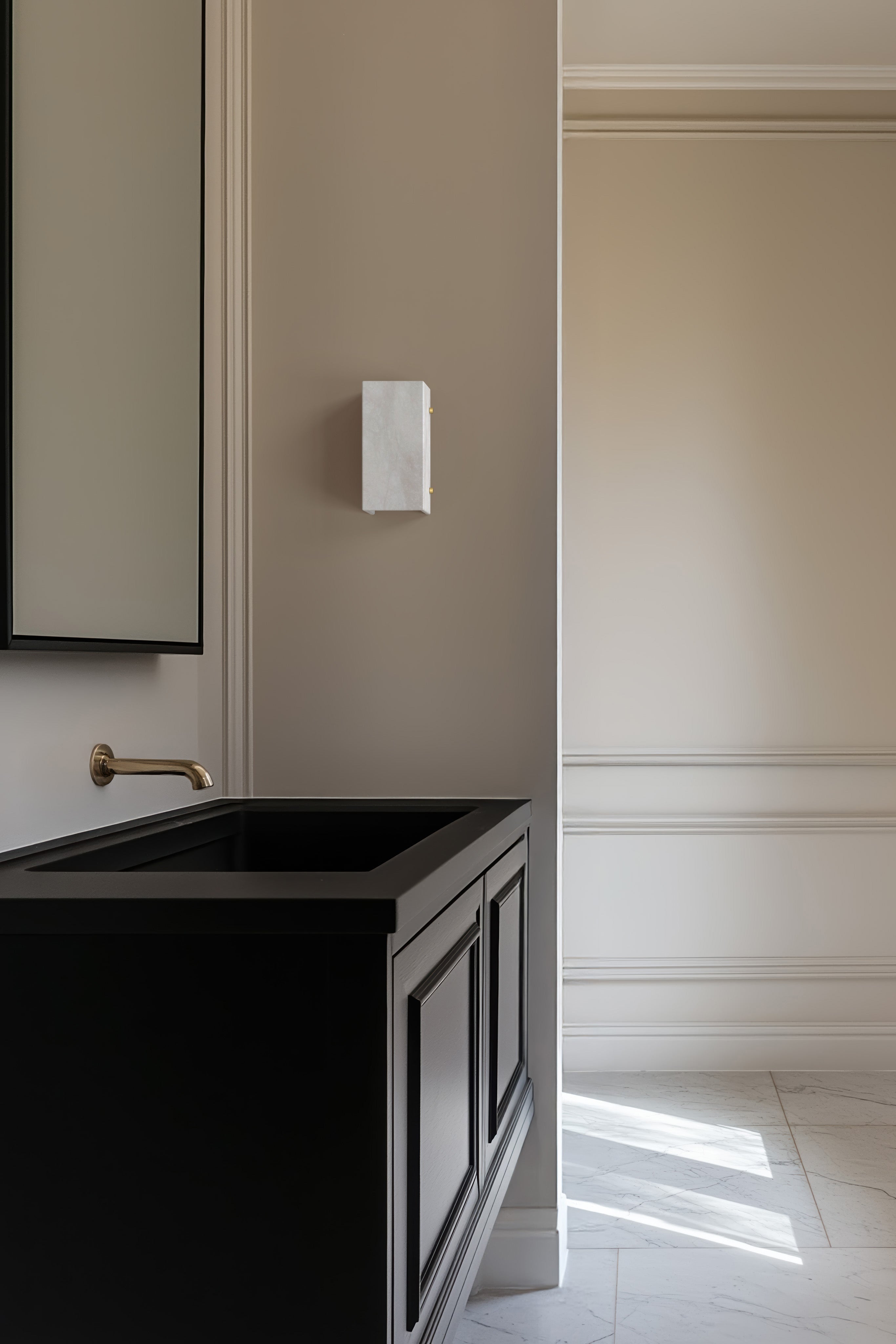 Ponti Alabaster Half Sconce BB