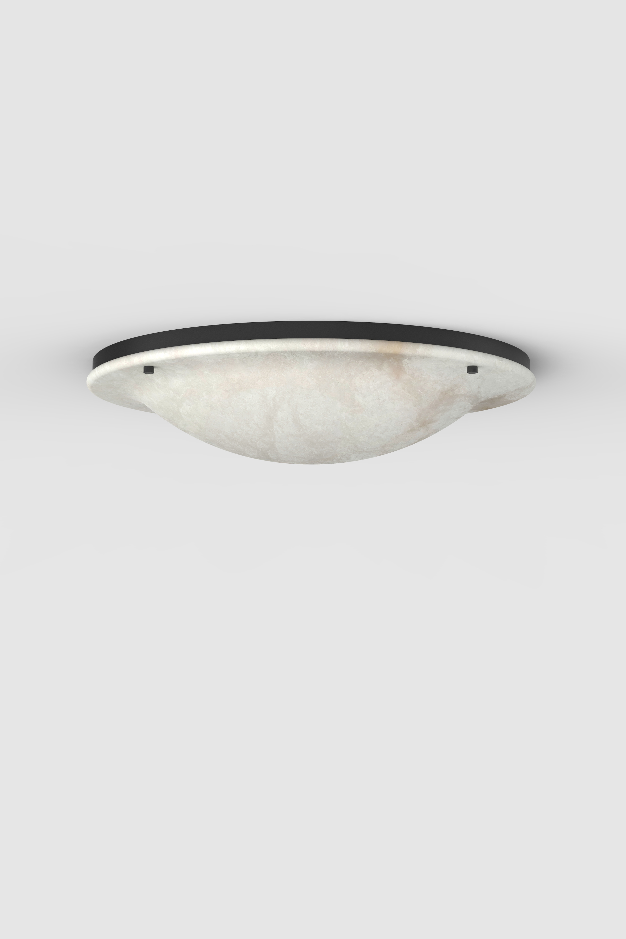 Vara Alabaster Flush Mount BLK