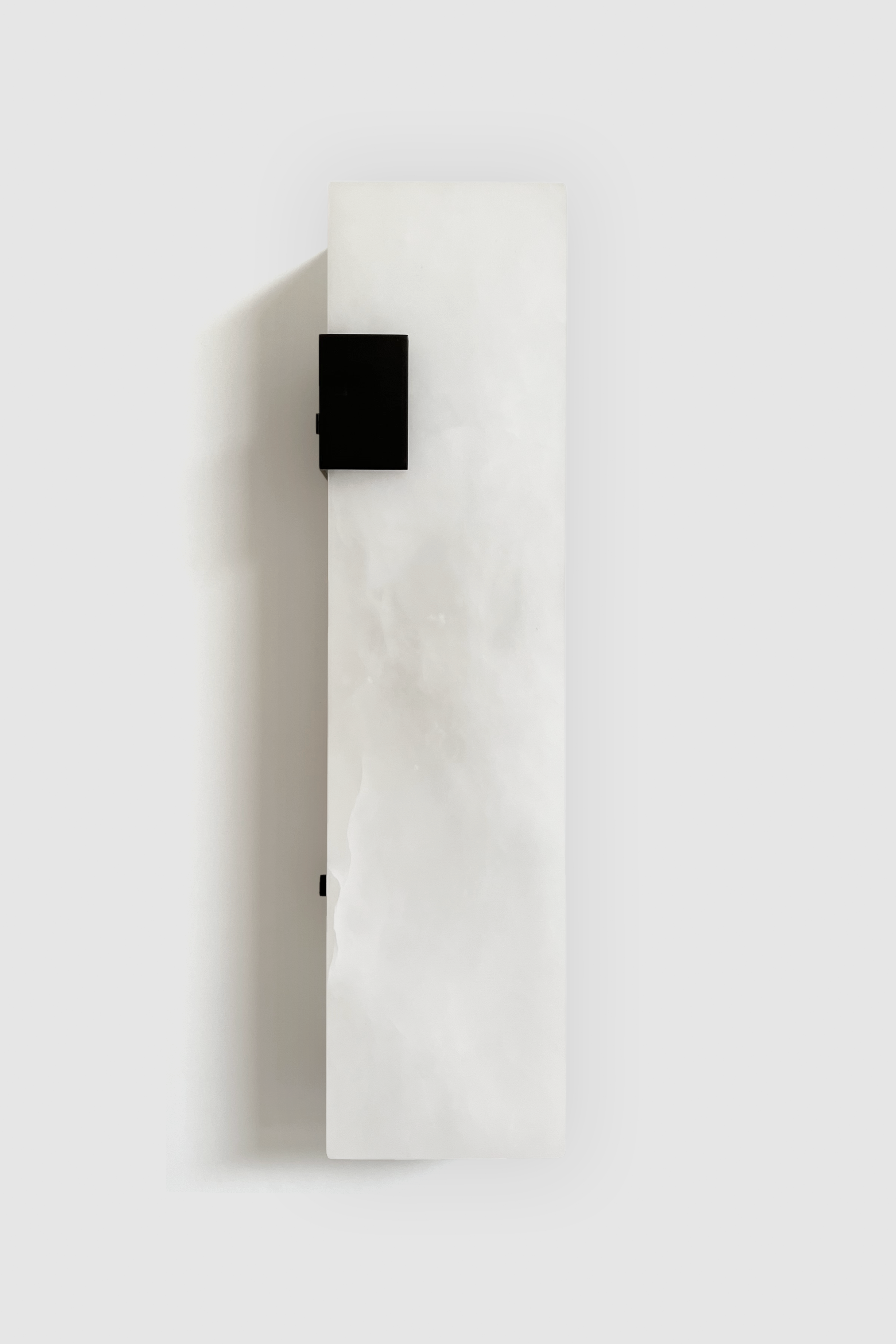 Ponti Alabaster Sconce 1C BLK