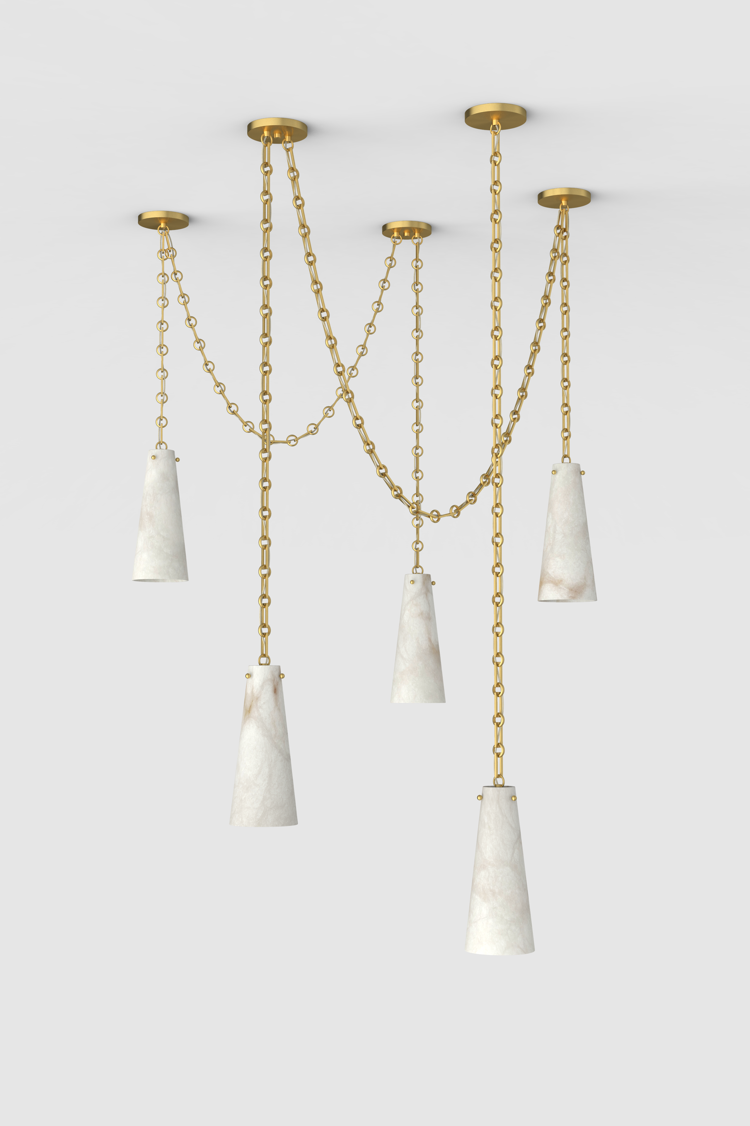 Lucca Alabaster Chandelier 5 BB