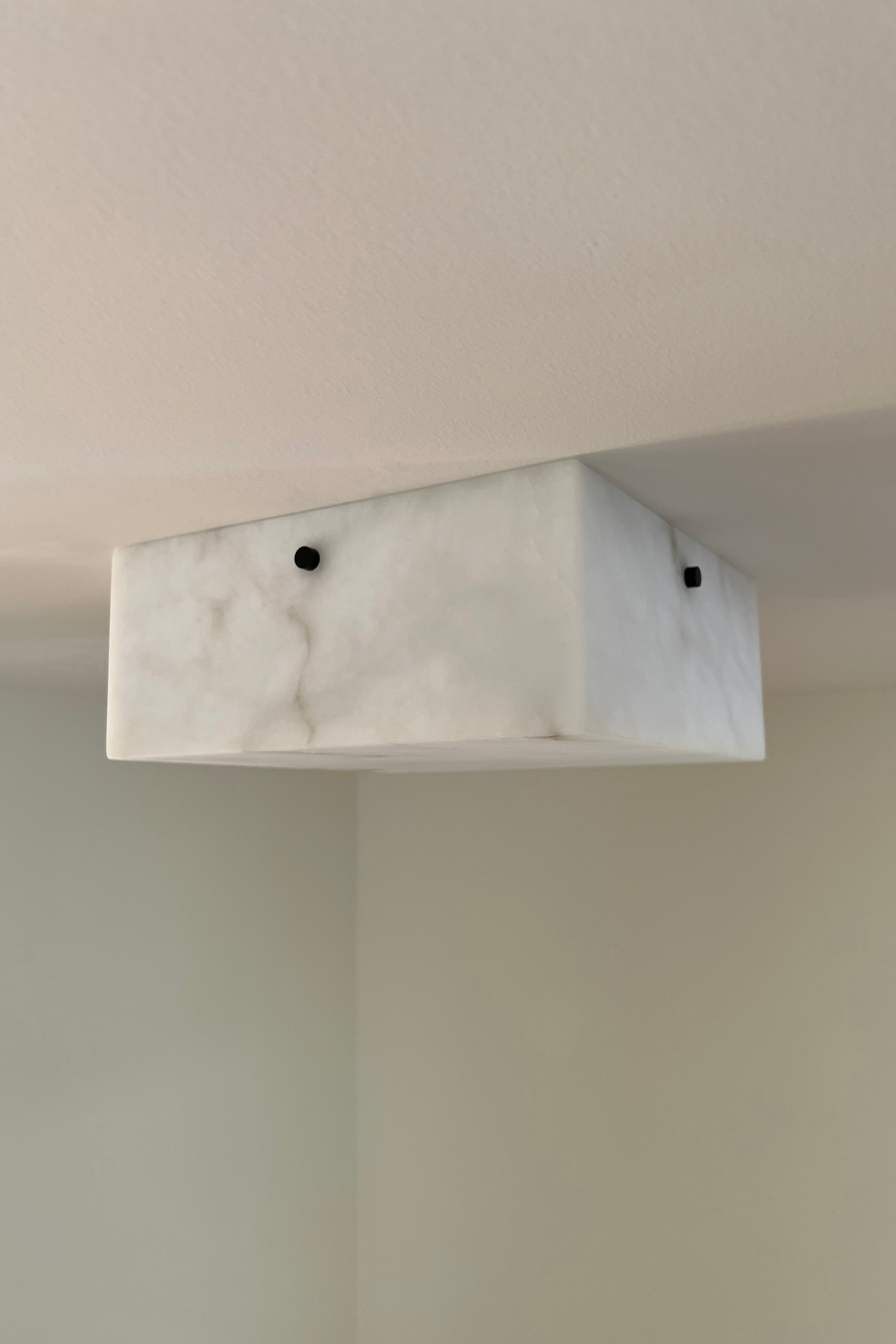 Ponti Alabaster Flush Mount BLK