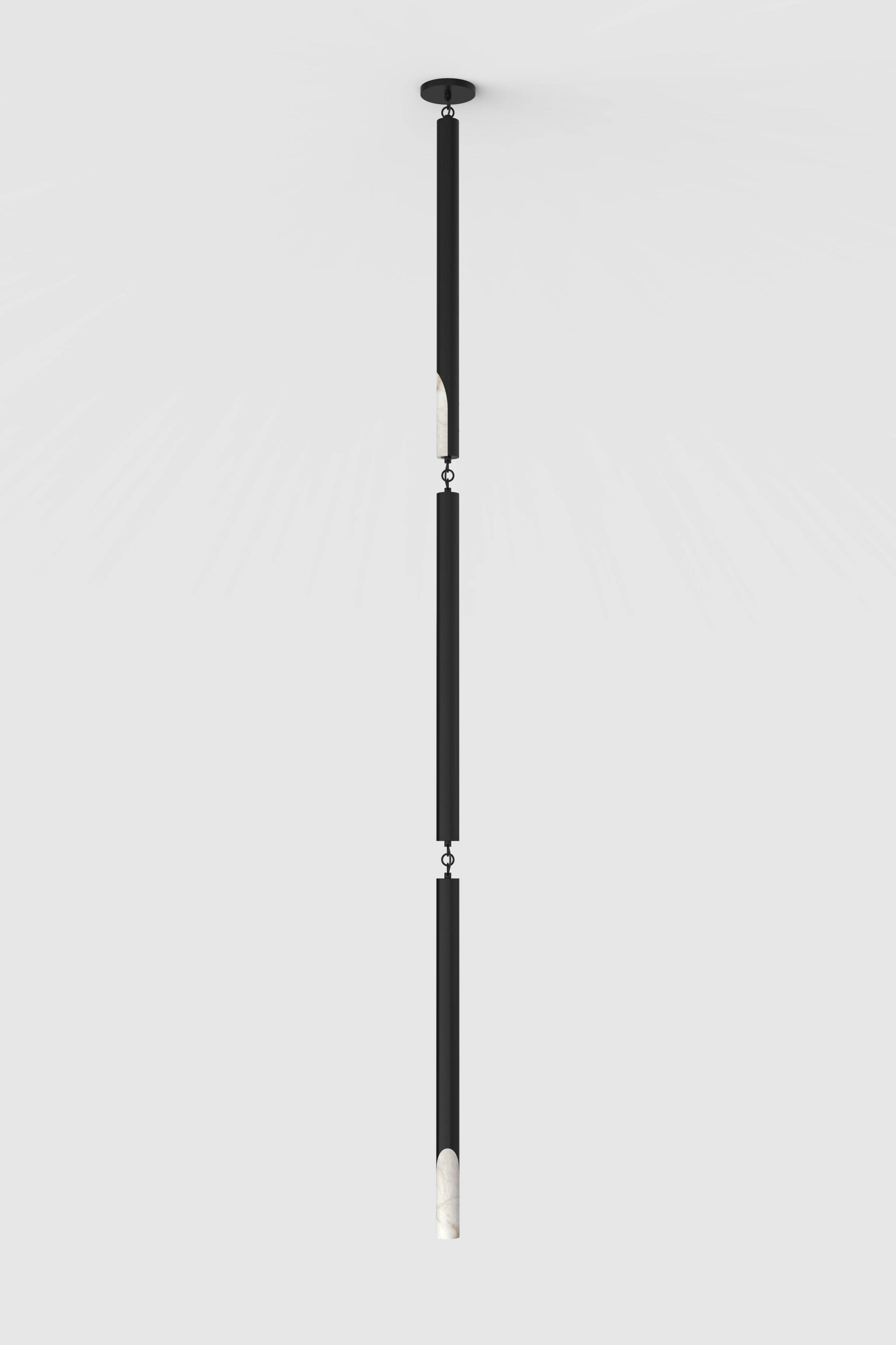 Siena Alabaster Pendant V3 BLK