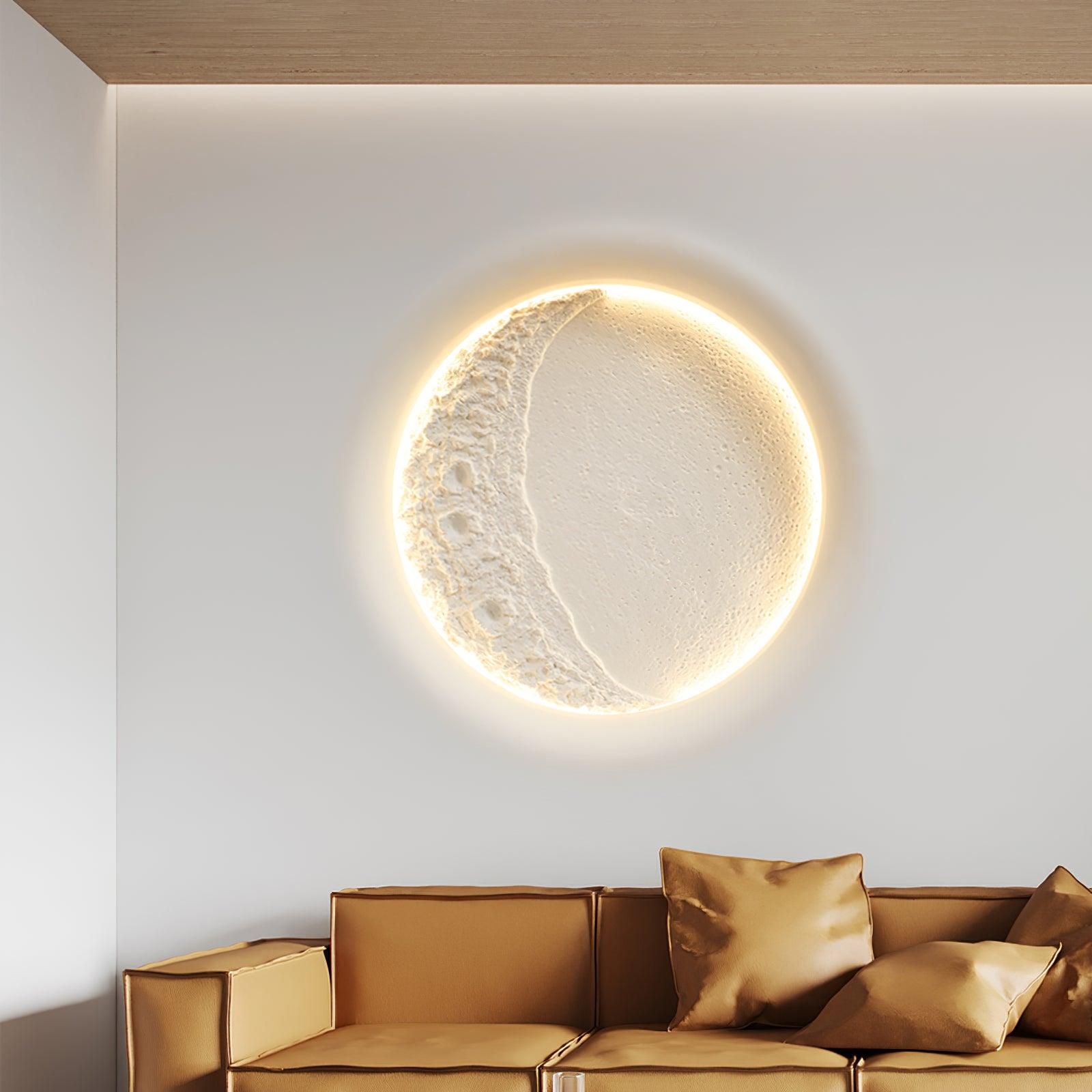 Gypsum Moon Wall Lamp - Vast Dawn