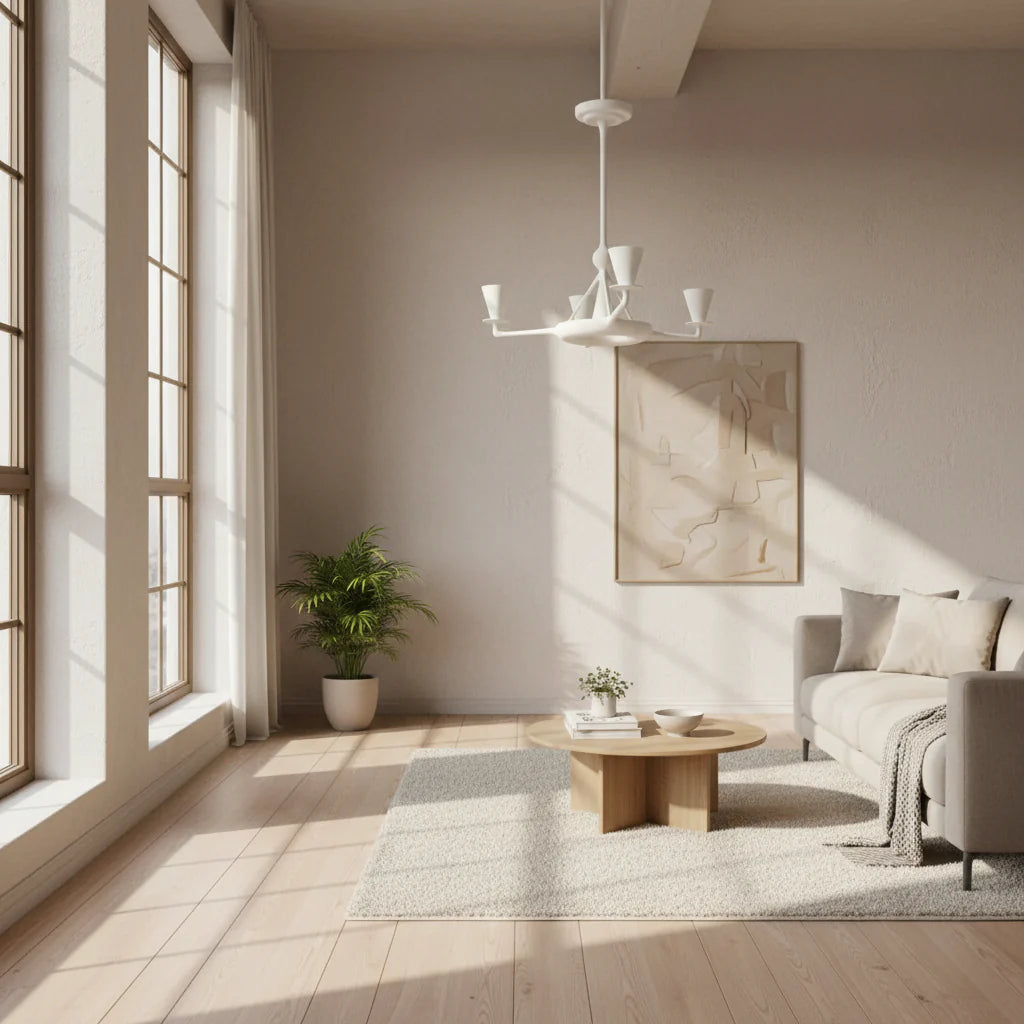 Trois Branches Contemporary Chandelier by Alexandre Logé